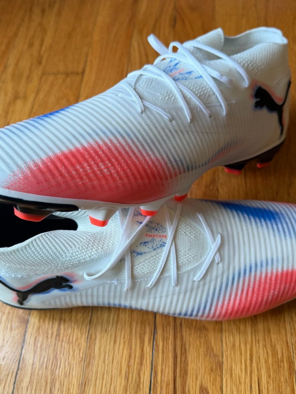 Puma 108588-01 Mens Sz 12 Future 8 Pro FG/AG Soccer Cleats White Blue